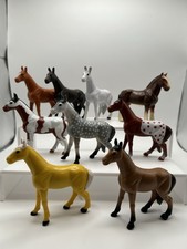 Melissa Doug Realistic Toy Horse Collection 9 Horses 3.5"H 3.5"L Super D1