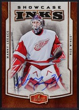 2006-07 Flair Showcase INKS Manny Legace I-ML Detroit Red Wings Auto 5041