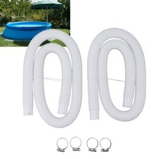 Swimming Pool Replacement Hoses With Clamps For 300 330 530 1000 Gallon Pool