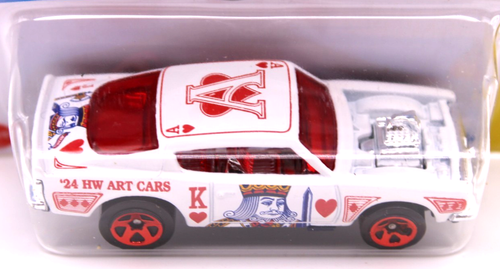 Hot Wheels Mainline 2024 #152 King Kuda white red5spk's - Picture 3 of 4