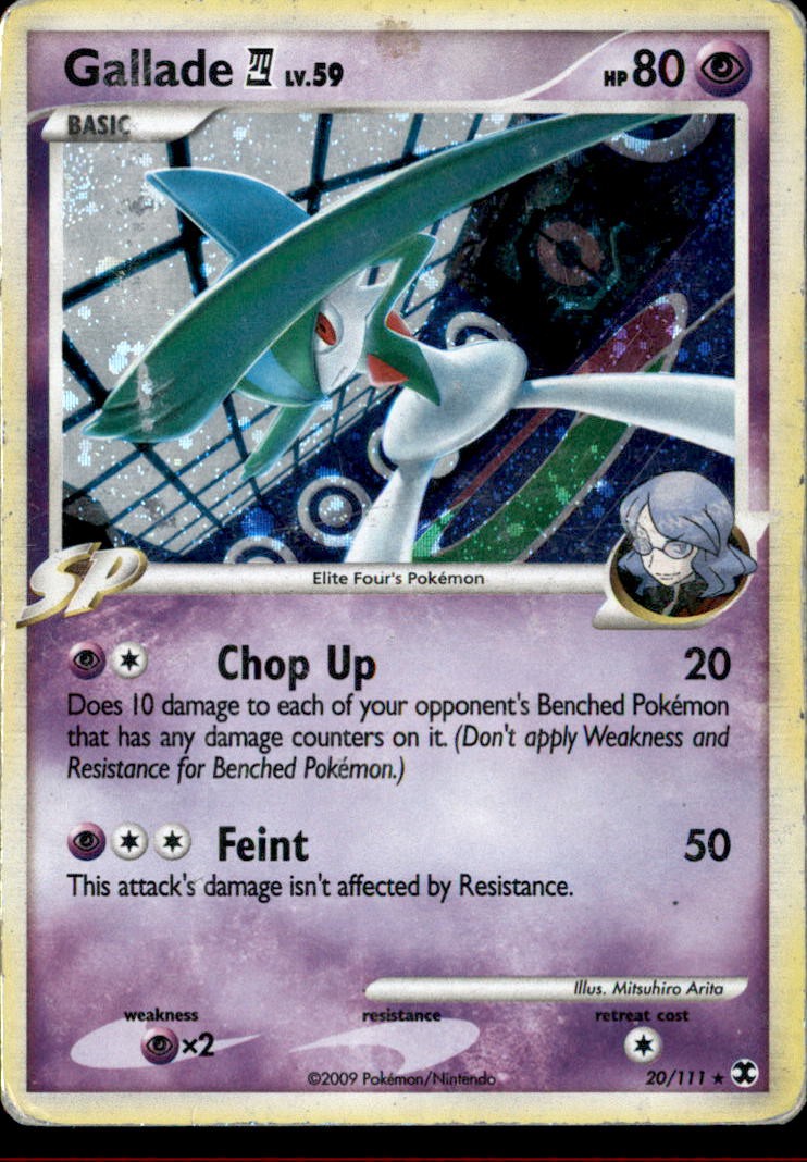 Gallade E4 20/111 Rare Rising Rivals Pokemon HP