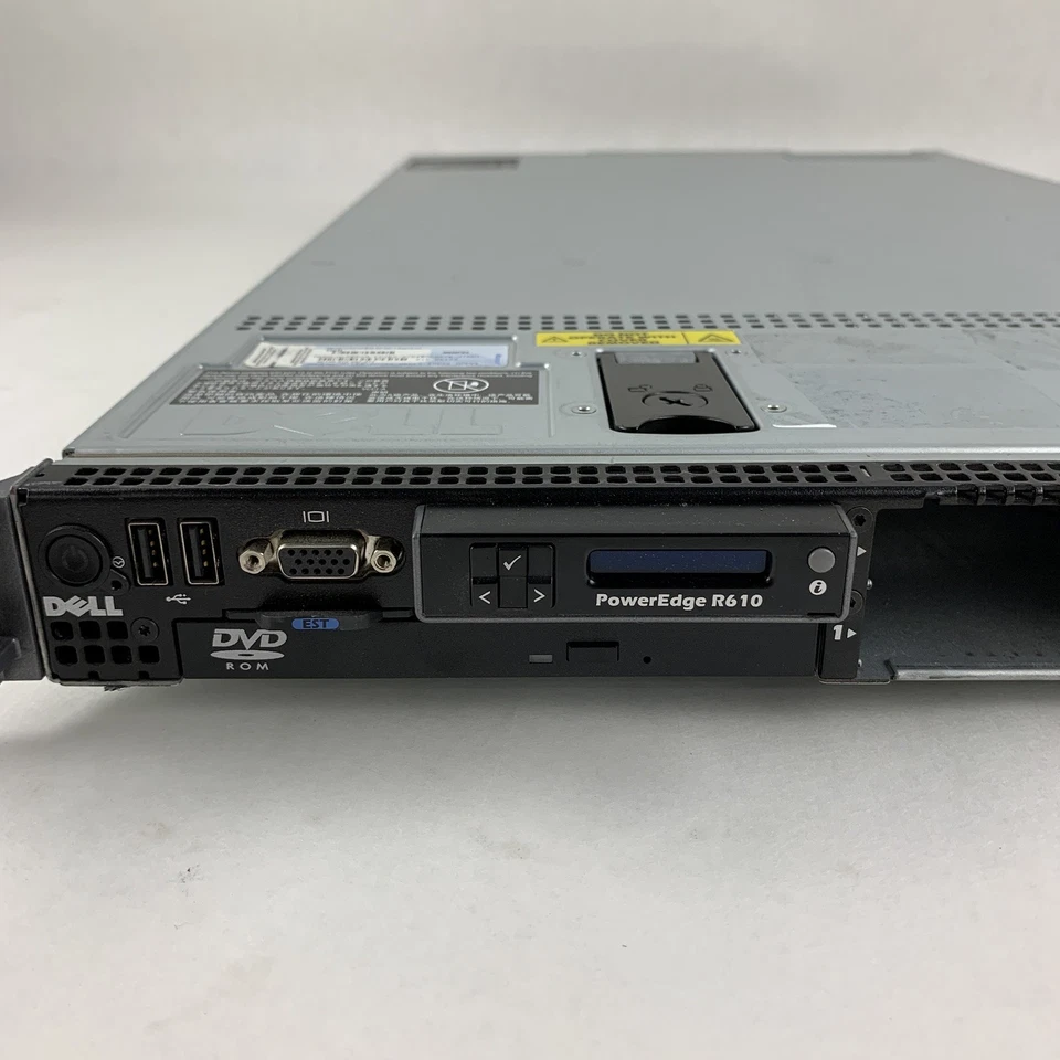 Dell PowerEdge R610 Server Intel Xeon E5680 3.3 GHz 24 GB RAM No HDD No OS - Image 4 of 4