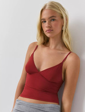 Urban Outfitters Out From Under Je T'aime Mesh Cropped Cami - S/P Pre-Owned