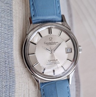 Vintage rare Omega Constellation automatic watch steel 168.0065 pie pan dial