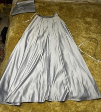 Oszałamiająca damska rozmiar 8 - 10 dwuczęściowa suknia suknia ślubna / studniówka