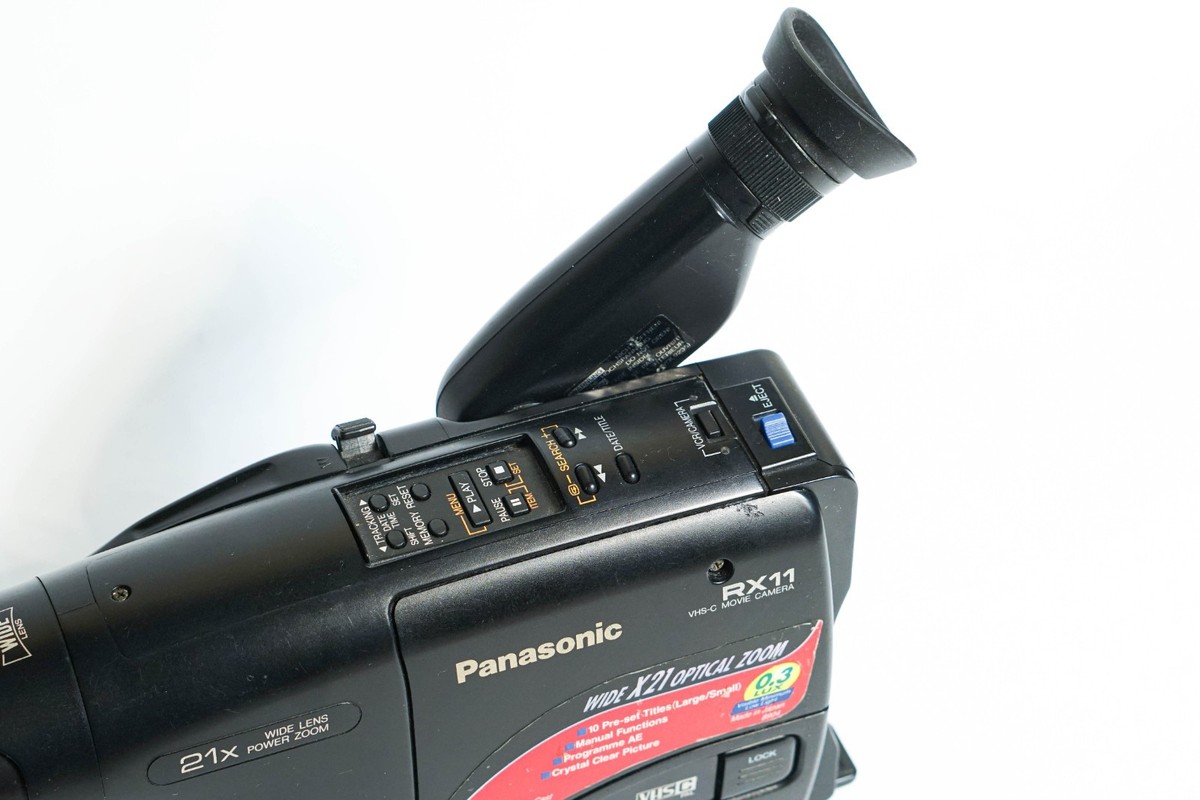 Panasonic NV-RX11 VHS-C Camcorder | BOXED Complete Set | 21x Zoom