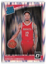 2018-19 Donruss Optic #165 Vincent Edwards Shock Rookie Houston Rockets