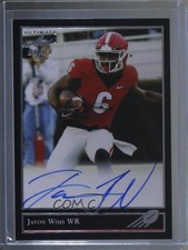 2018 Leaf Ultimate Draft 92 Leaf Black Gold Auto Javon Wims #BG-JW3 Auto 0d94