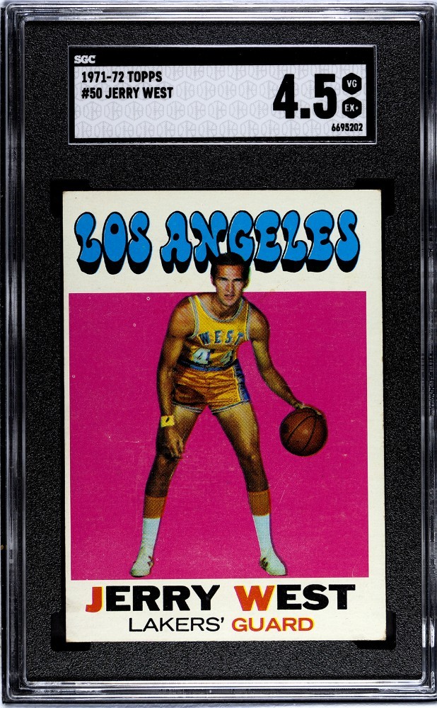1971/75 Topps #50 Jerry West SGC 4.5