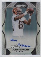 2017 Panini Prizm Rookie Auto Silver Prizm Josh Malone #RA-JML Auto 1ew5