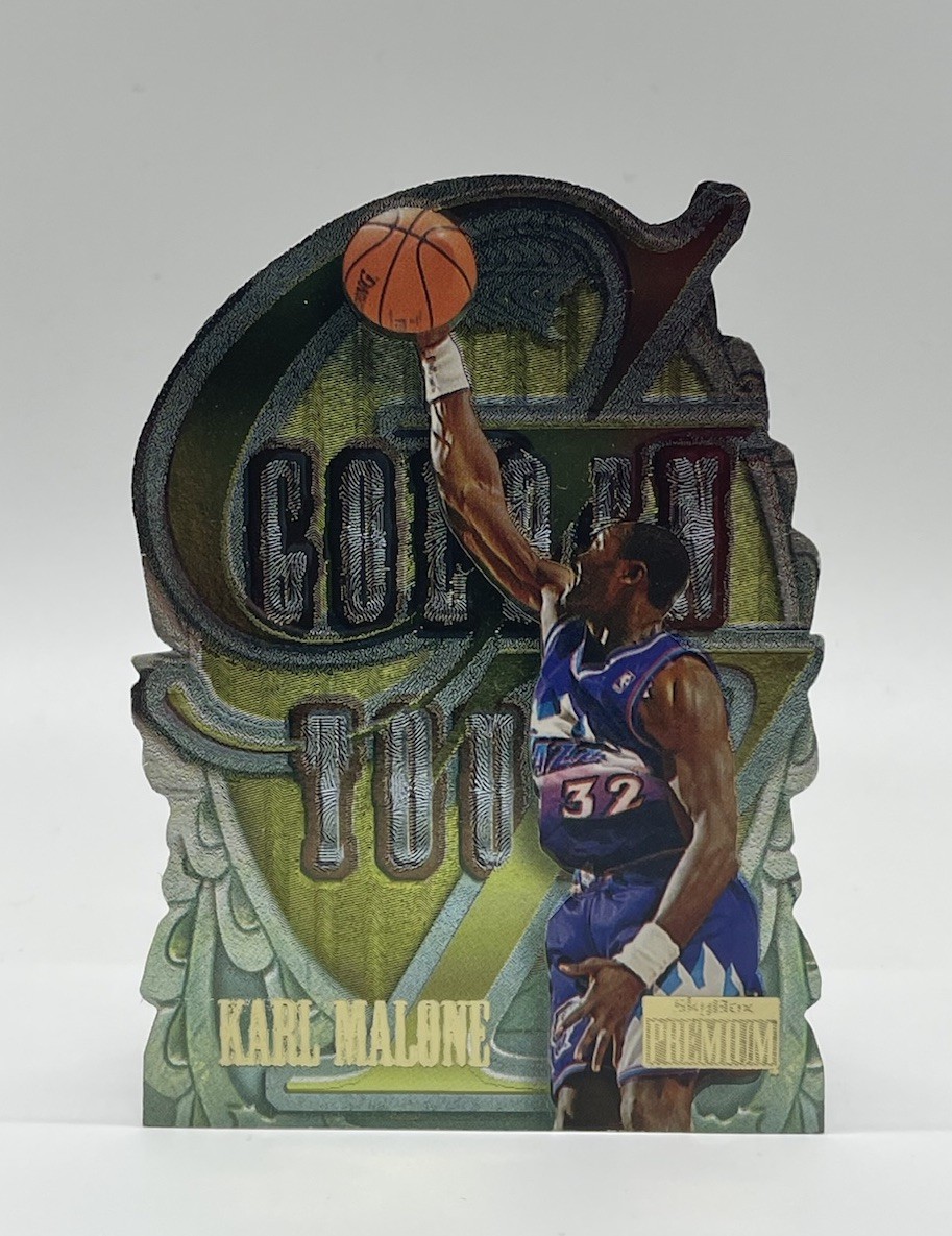 1996-97 SkyBox Premium Golden Touch #7 Karl Malone HOF Utah Jazz