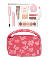 Ulta Beauty Collection 9 Piece Makeup Gift Set Floral Cosmetic Pouch New