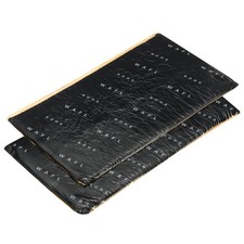 3pcs Sound Deadening Mat Damping Block for Air Conditioner 220 x 120 x 4mm Black