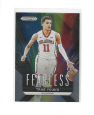 2024 Panini Prizm Draft Basketball Fearless Insert #1 Trae Young - Oklahoma