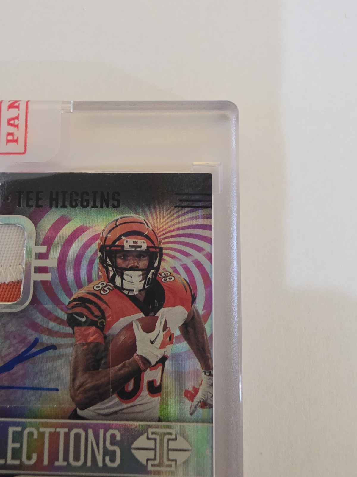 2020 Panini Illusions - Rookie Reflections Dual Patch Auto Lamb/Higgins /15 view 4