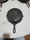 Griswold #8 Cast Iron Skillet 704J Large Slant Logo Heat Ring Flat Erie PA