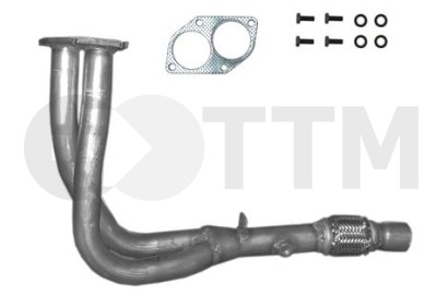 Tuyau avant de rechange premium pour Opel Sintra Van 2.2 de 141cv robuste
