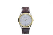 Citizen Stiletto AR3074-03A Eco-Drive Analog Men's Watch - Brown