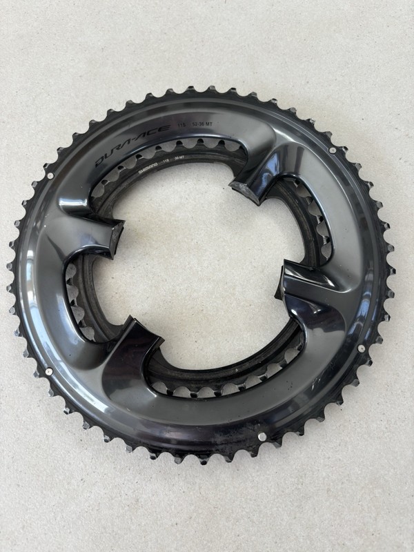 Shimano Dura Ace FC-R9100 Chainring Set, 50/34 Teeth, 2x11-Speed Used