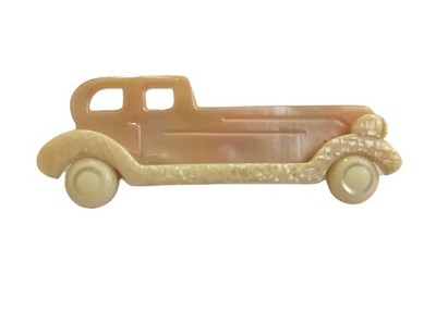 Lea Stein Paris Brosche Oldtimer Auto Vintage Designer Schmuck Frankreich Pin
