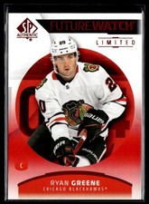 2025-26 Upper Deck SP Authentic Hockey Future Watch Limited Red #166 Ryan Greene