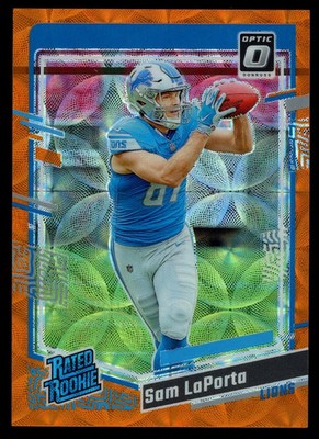 SAM LAPORTA 2023 Panini Donruss Optic Rated Rookie Orange Scope /79 #237 Lions
