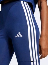 Womens Adidas Originals 3 Stripes Navy Blue/White Legging Nwt SZ Medium
