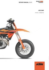 KTM Service Workshop Shop Manual Book 2025 450 SMR