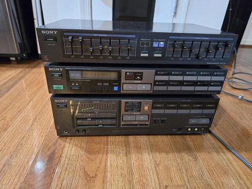 Vintage SONY Stereo System Combo Graphic Equalizer FM Tuner Integrated Amplifier