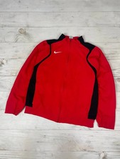Vintage Nike Track Top Jacket 00s Logo Swoosh Y2K Men Size M red