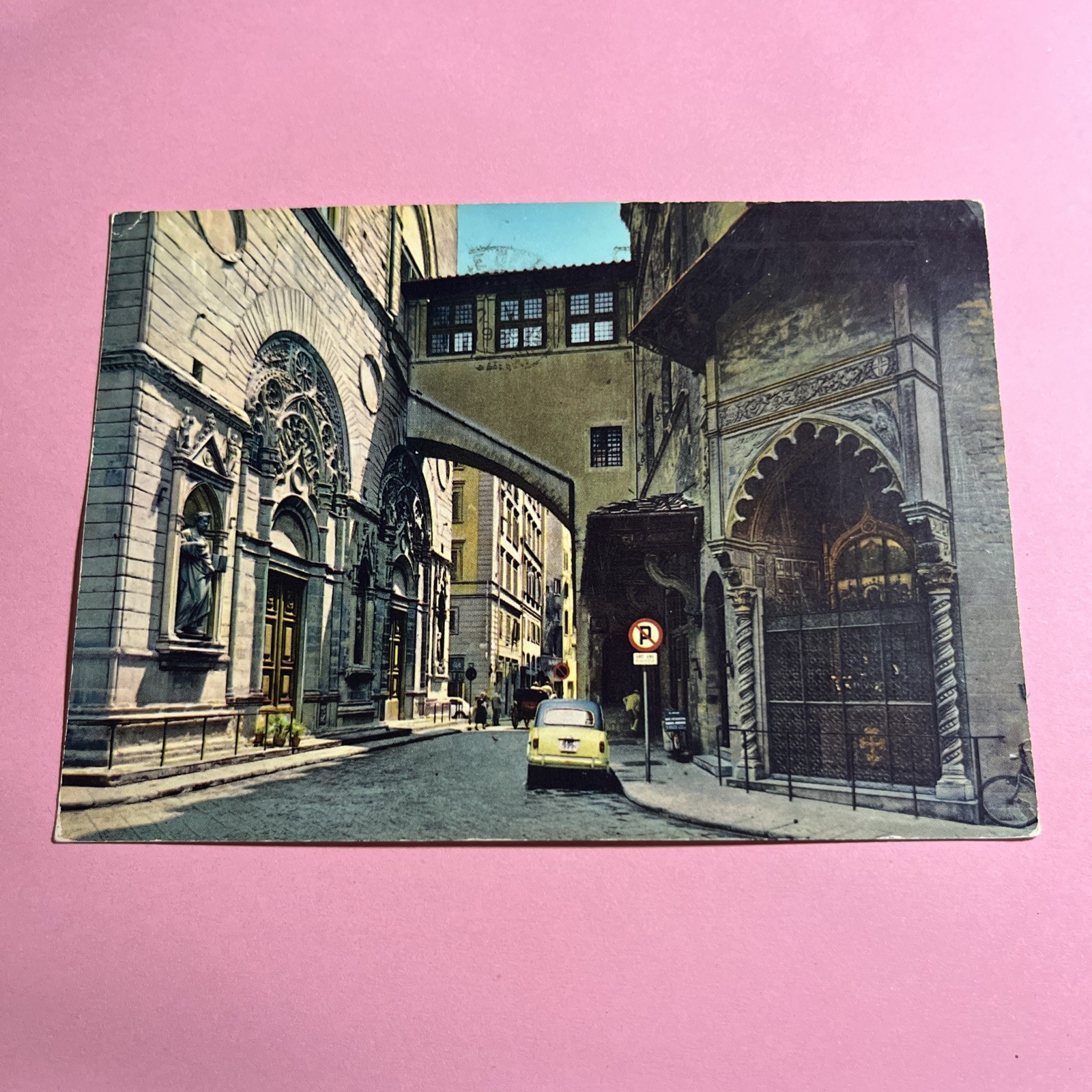 CARTOLINA A COLORI COLLEZIONE - FIRENZE CHIESA DI ORSAMMICHELE -VIAGGIATA