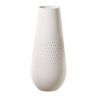 Villeroy & Boch Manufacture Collier Blanc Vase Carré Hoch 26 Cm