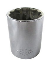 S-K Pro Tools 12pt 1" Sockets 1/2" Drive 23132 SK *MADE IN THE USA* *NOS*