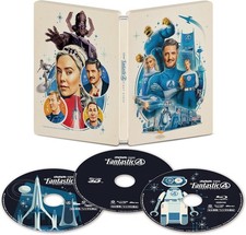 The Fantastic Four First Steps 4K ULTRA HD UHD+3D+Blu-ray Steelbook Set