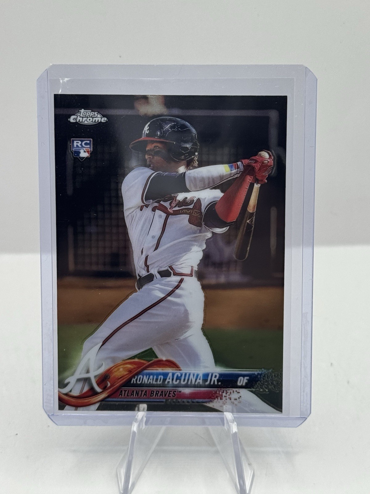 Ronald Acuna Jr. RC 2018 Topps Chrome #193 Atlanta Braves