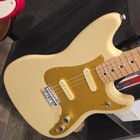 2008 Squier Classic Vibe Duo-Sonic Beige Solid 6-String RH 21-Fret w/ Gig Bag — photo 4