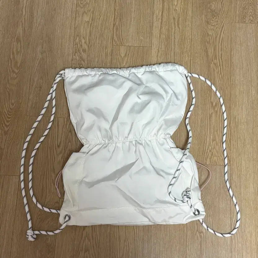 Ivory String Backpack Lightweight Casual Bag - image 2