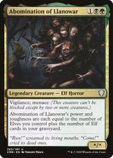 MTG Abomination of Llanowar Commander Legends Uncommon NM
