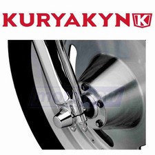 Kuryakyn Front Axle Nut Covers for 2008-2017 Harley Davidson FXDF Fat Bob - wu