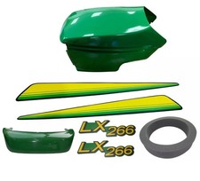 New Upper Lower Hoodbumperfoam Isolatorlhrh Stickers Fits John Deere Lx266