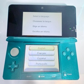 Nintendo 3DS Console CTR-S-JPN-C0 Aqua Blue