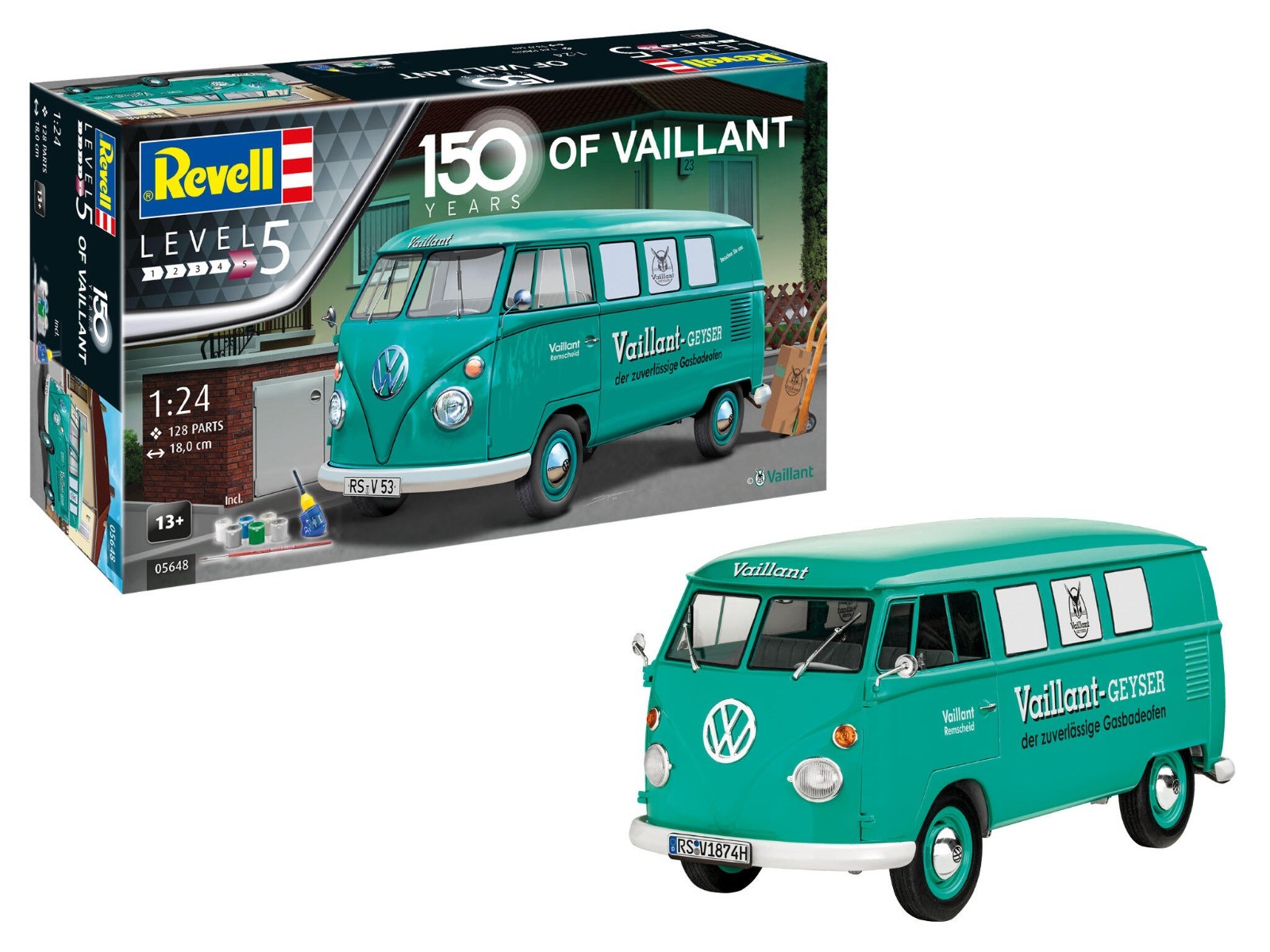 VOLKSWAGEN T1 Bus Maquette Vintage REVELL pour Décoration Bureau et Atelier Créatif