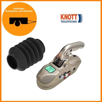 Original KNOTT K35 - A 3500kg 14,5mm Kugelkupplung Ø50mm Zugmaul Klaue Kupplung