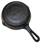 Vintage Griswold Cast Iron Skillet #0 Large Block Logo Heat Ring 562