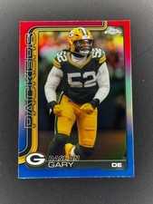 2025 Topps Chrome Football - Rashad Gary Red White Blue PACKERS