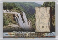 2017 Goodwin Champions World Traveler Map Relics Tamul Falls Mexico #WT-44 1ci