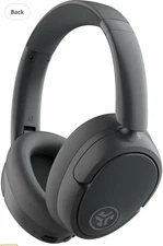 JBuds Lux ANC Wireless Over-Ear Headphones, Black, 70+ Hours Playtime