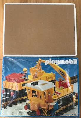 PLAYMOBIL 4053 TRAIN De Construction Ferroviaire Construction Locomotive 294017649362