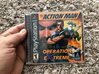 Action Man: Operation Extreme (PlayStation 1, 2000) CIB W/ Manual Tested