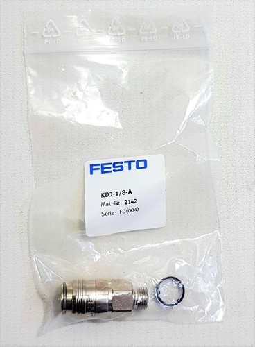 Festo Kupplungsdose KD 3-1/8 - A Matr.Nr. 2142 Fitting Ventilanschluss - Bild 3 von 3